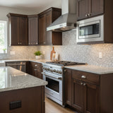 LumiFlora - Glitter Silver - Engraved Marble Tile