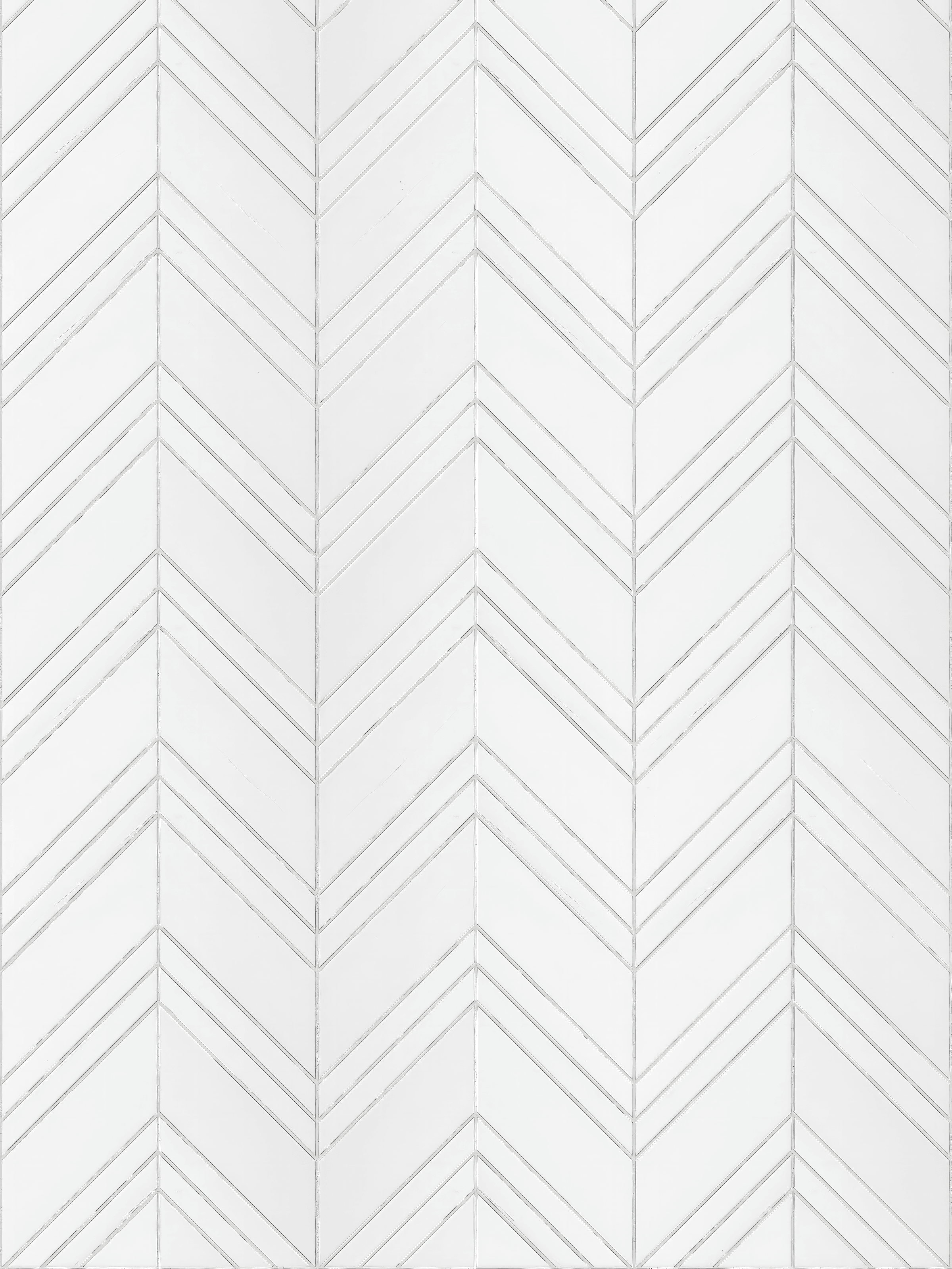 Chevron Dolomite Honed White Marble Mosaic Tile For Walls & Floors