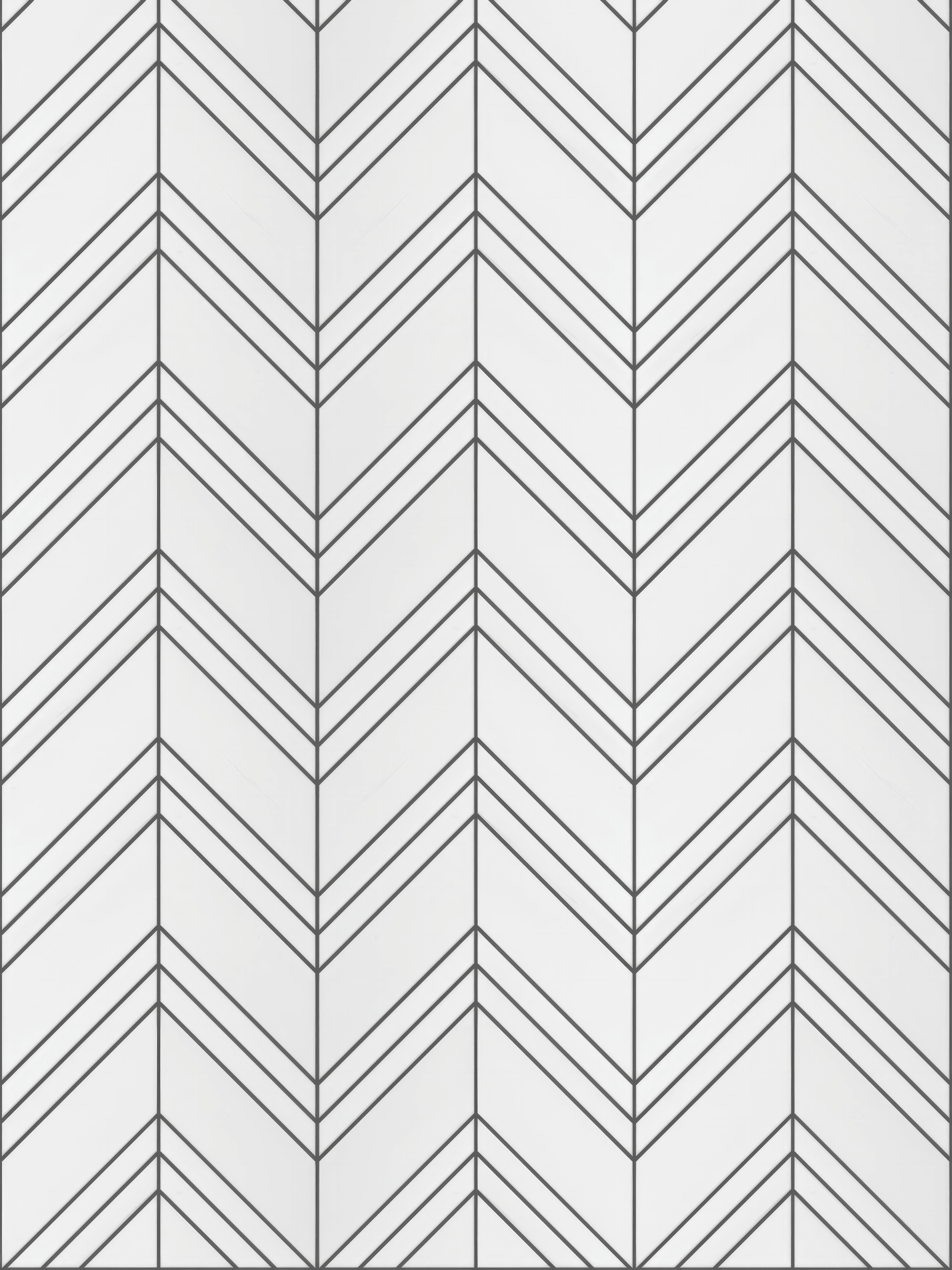 Chevron Dolomite Honed White Marble Mosaic Tile For Walls & Floors