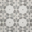 Flower Mix Polished White Porcelain Mosaic Tile For Walls & Floors-Sample