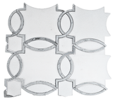 Serene Polished Marble Mosaic Tile For Walls & Floors