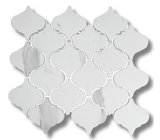 Lantern Calacatta Polished White Porcelain Mosaic Tile For Walls & Floors