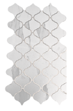 Lantern Calacatta Polished White Porcelain Mosaic Tile For Walls & Floors