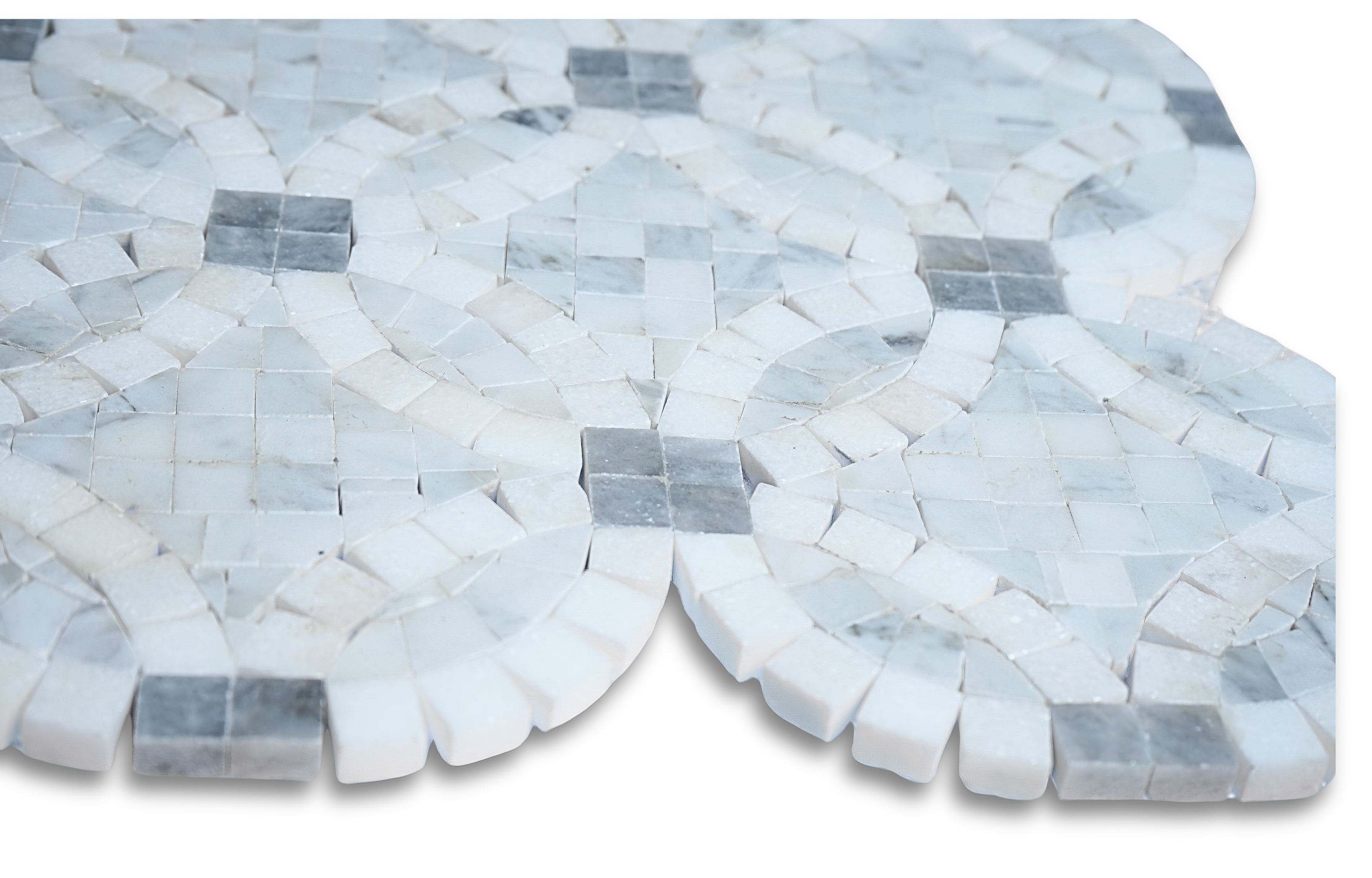 Gray Marble 12x12 Honed White Marble Tile For Walls & Floors