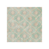 Opulent Waves-Crema Marfil-Green-Engraved Marble Tile