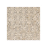 Opulent Waves-Crema Marfil-UNCOLORED-Engraved Marble Tile
