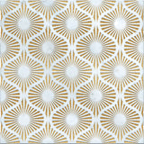Opulent Waves-Glitter Gold-Engraved Marble Tile
