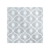 Opulent Waves-Silver-Engraved Marble Tile