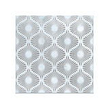 Opulent Waves-Silver-Engraved Marble Tile
