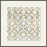 Opulent Waves-Engraved Bianco Marble Tile