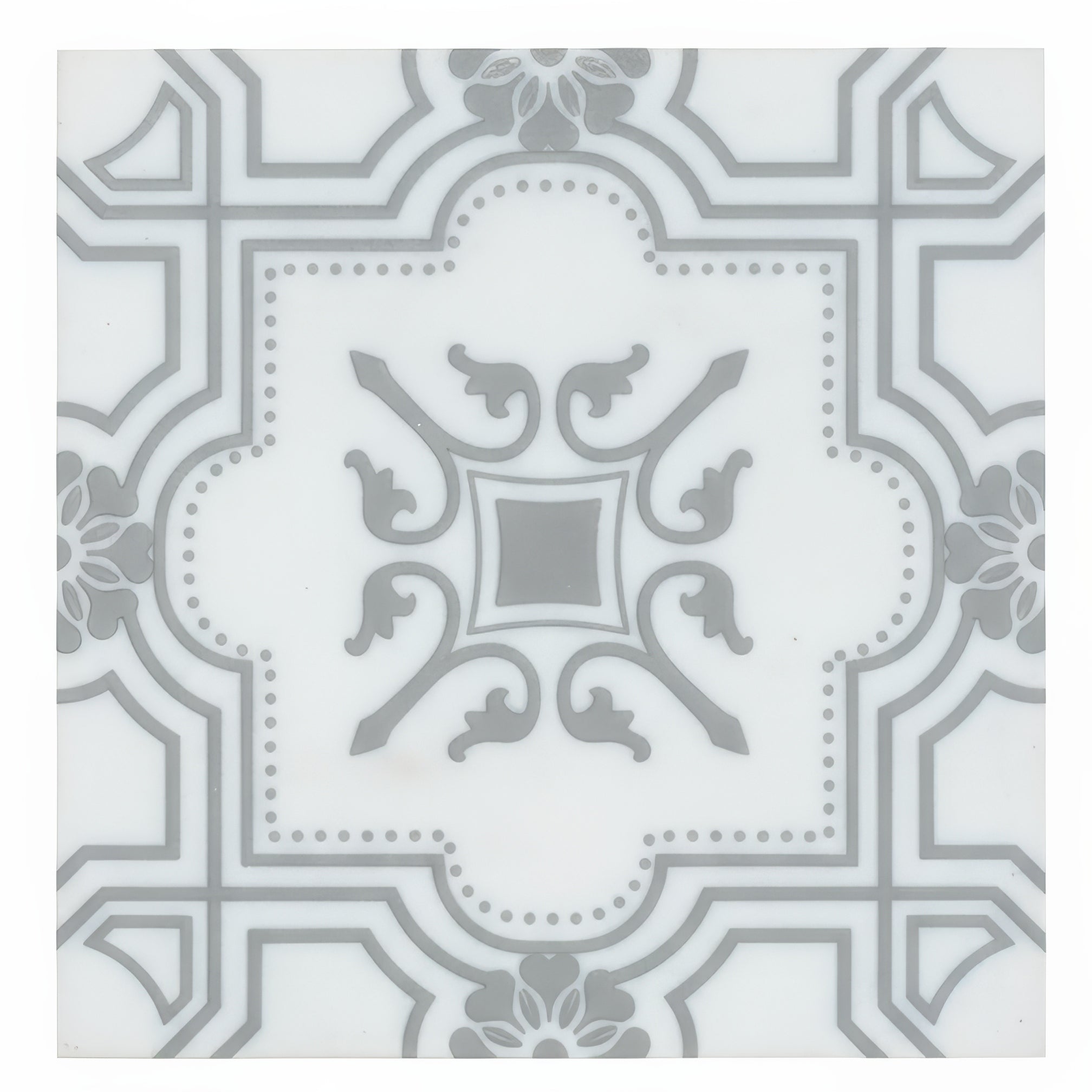 The Liria-Glitter Gold-Engraved Pattern Marble Tile