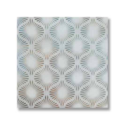 Opulent Waves-Rustic-Engraved Marble Tile