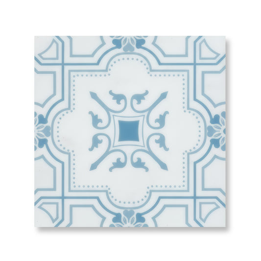 The Liria-Blue-Engraved Marble Tile