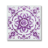 Florentina-Puple-Engraved Marble Tile