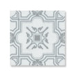 The Liria-Silver-Engraved 8x8 in. Marble Tile - MARICERA