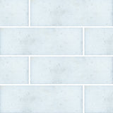 Glacier White 4x12 Honed Marble Tile For Walls & Floors