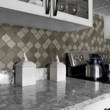 Lantern Foussana Gray Limestone Mosaic Tile For Walls & Floors
