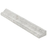 Silver Sand Chair Rail Honed Gray Limestone Tile Trim For Walls & Floors