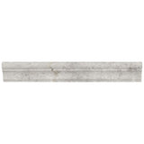 Silver Sand Chair Rail Honed Gray Limestone Tile Trim For Walls & Floors