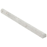 Silver Sand Pencil Liner Honed Gray Limestone Tile Trim For Walls & Floors