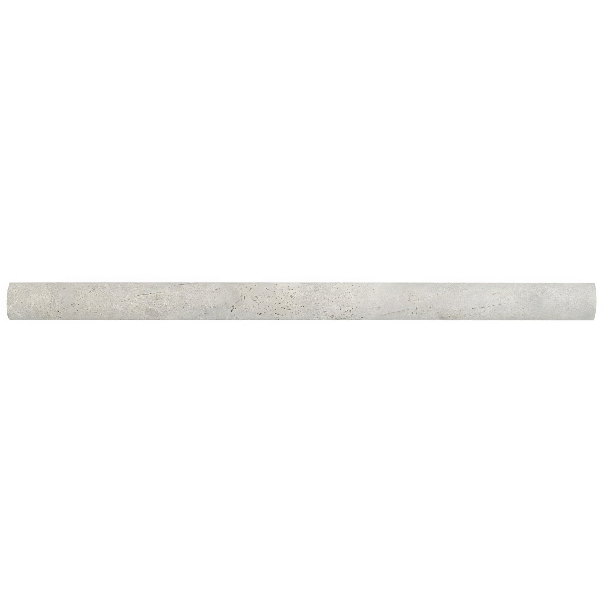 Silver Sand Pencil Liner Honed Gray Limestone Tile Trim For Walls & Floors