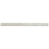 Silver Sand Pencil Liner Honed Gray Limestone Tile Trim For Walls & Floors
