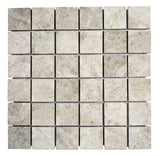 Silver Sand 2x2 Honed Limestone Mosaic Tile For Walls & Floors-Sample