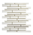 Linear Thasos Polished White Marble Mosaic Tile For Walls & Floors-Sample