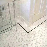 Thasos 3-inch Hexagon Honed Marble Mosaic Tile For Walls & Floors