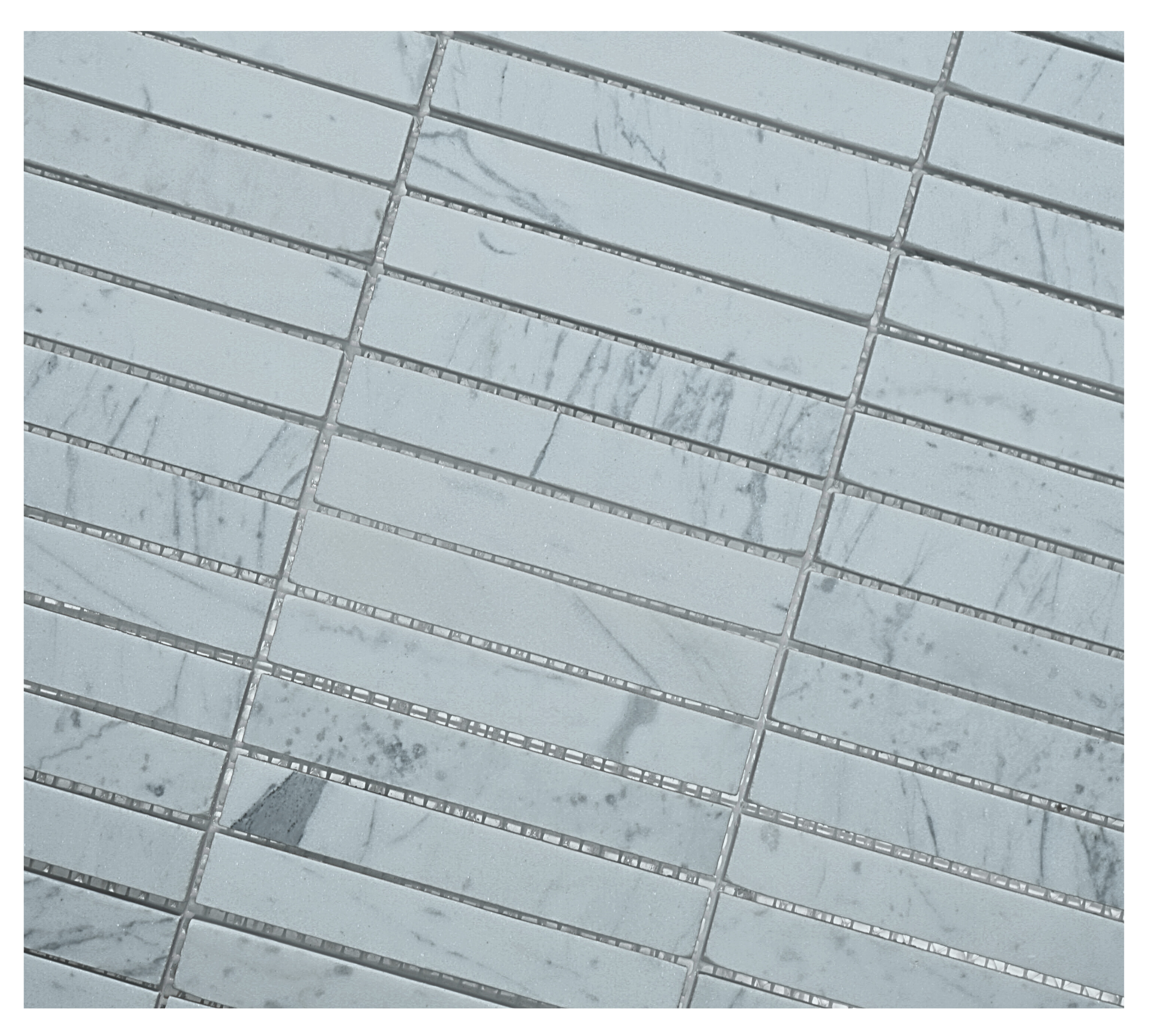 Carrara 1x4 Brick Honed White Marble Mosaic Tile For Walls & Floors