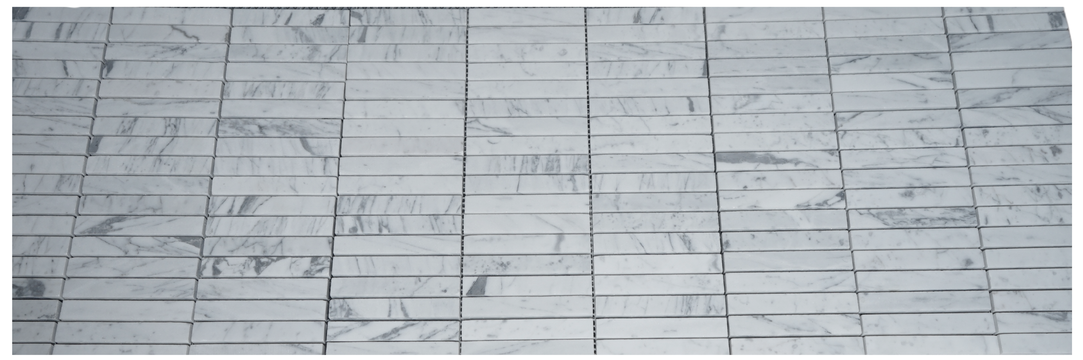 Carrara 1x4 Brick Honed White Marble Mosaic Tile For Walls & Floors