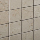 Crema Marfil 2x2 Honed Beige Marble Mosaic Tile For Walls & Floors
