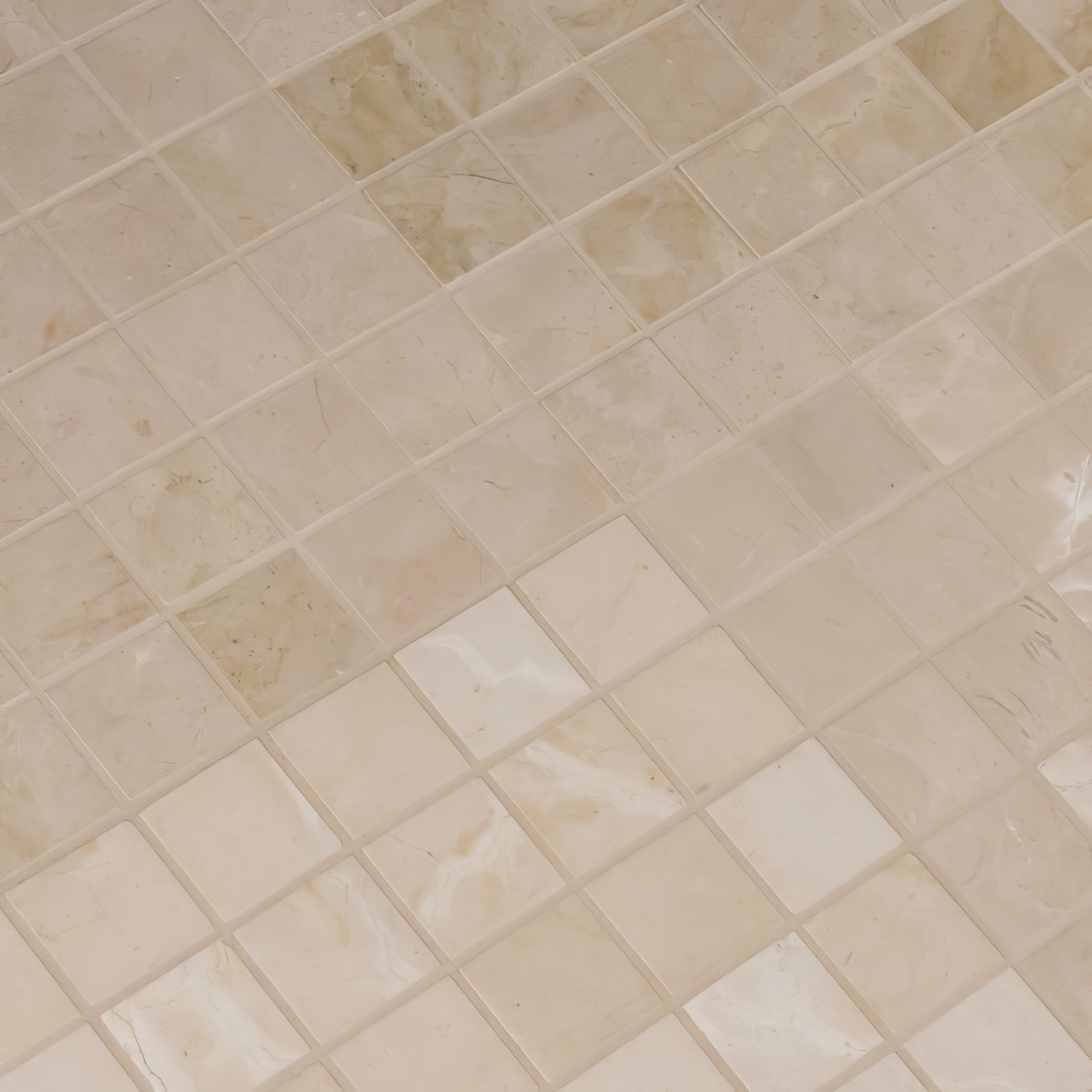 Crema Marfil 2x2 Honed Beige Marble Mosaic Tile For Walls & Floors