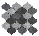 Lantern Milly Gray Limestone Mosaic Tile For Walls & Floors-Sample