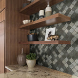Lantern Milly Gray Limestone Mosaic Tile For Walls & Floors