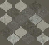 Lantern Milly Gray Limestone Mosaic Tile For Walls & Floors