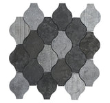 Ornament Milly Gray Limestone Mosaic Tile For Walls & Floors
