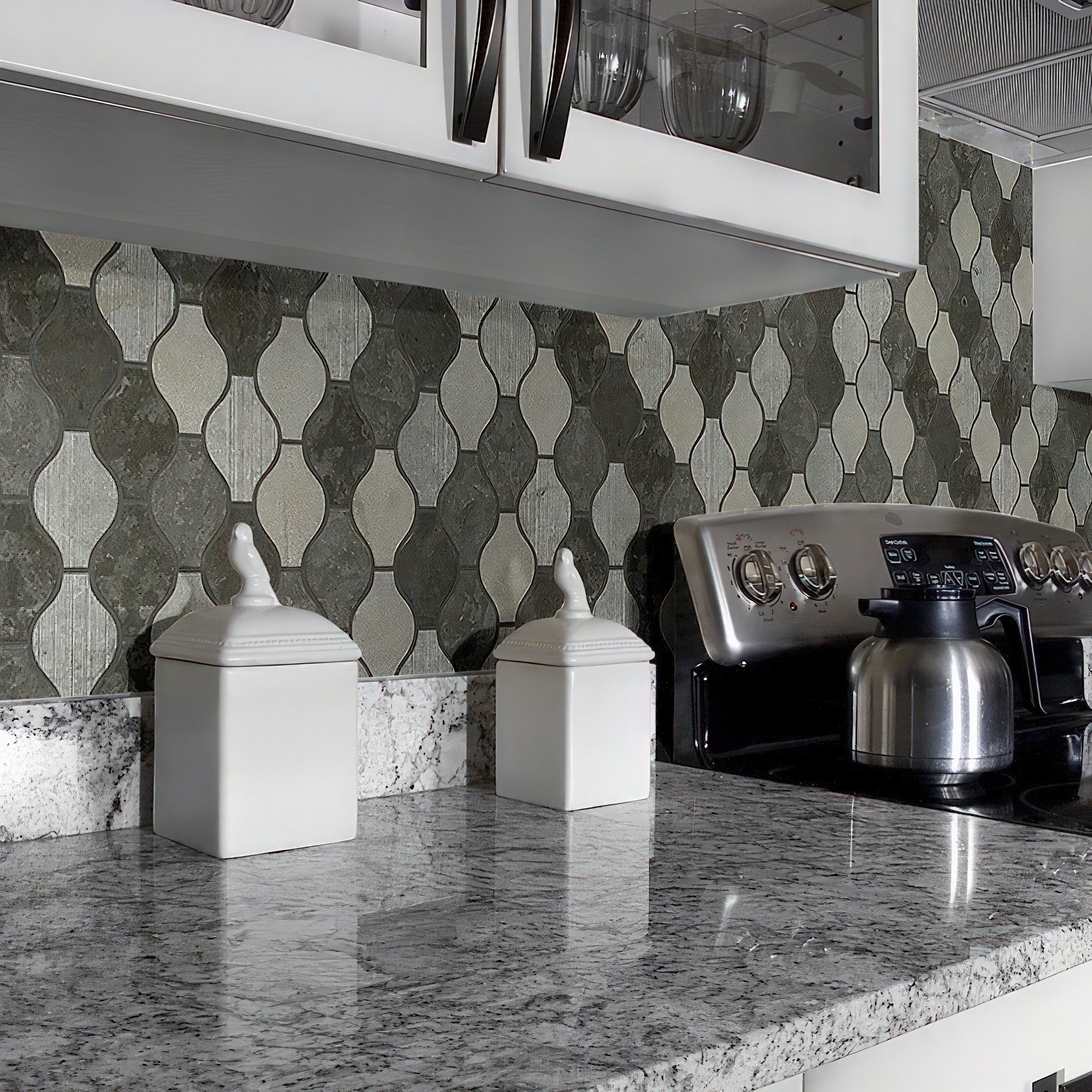 Ornament Milly Gray Limestone Mosaic Tile For Walls & Floors