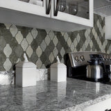 Ornament Milly Gray Limestone Mosaic Tile For Walls & Floors