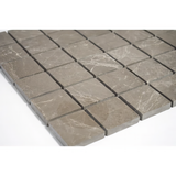 Royal Gray 2x2 Honed Marble Mosaic Tile For Walls & Floors