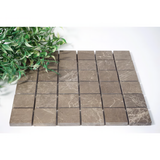 Royal Gray 2x2 Honed Marble Mosaic Tile For Walls & Floors