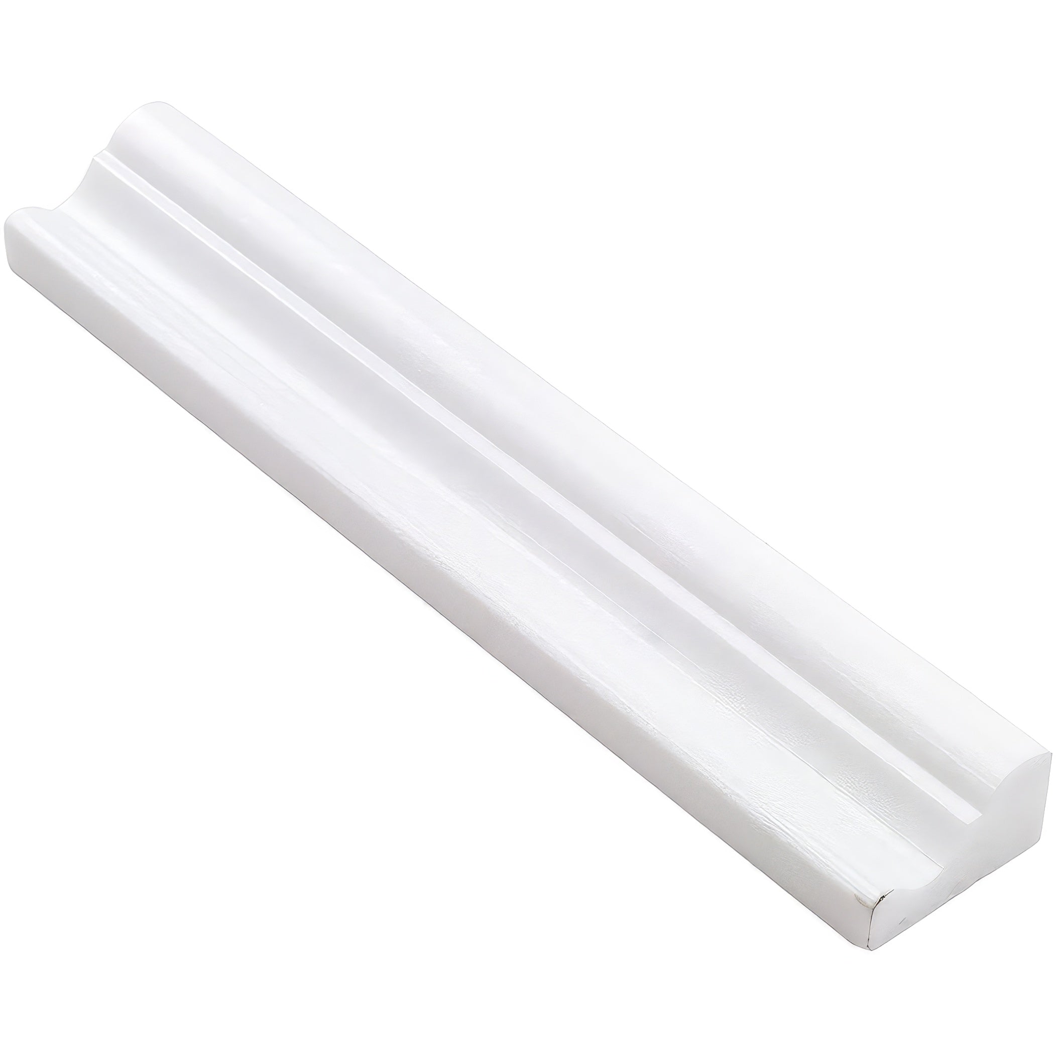Thasos Chair Rail Polished Marble Tile Trim