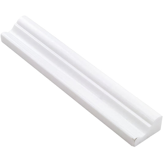 Thasos Chair Rail Polished Marble Tile Trim