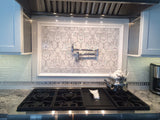 Thasos Chair Rail Polished Marble Tile Trim