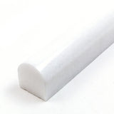 Thasos Marble Pencil Liner Polished White Tile Trim For Walls & Floors