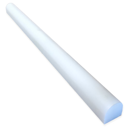 Thasos Marble Pencil Liner Polished White Tile Trim For Walls & Floors
