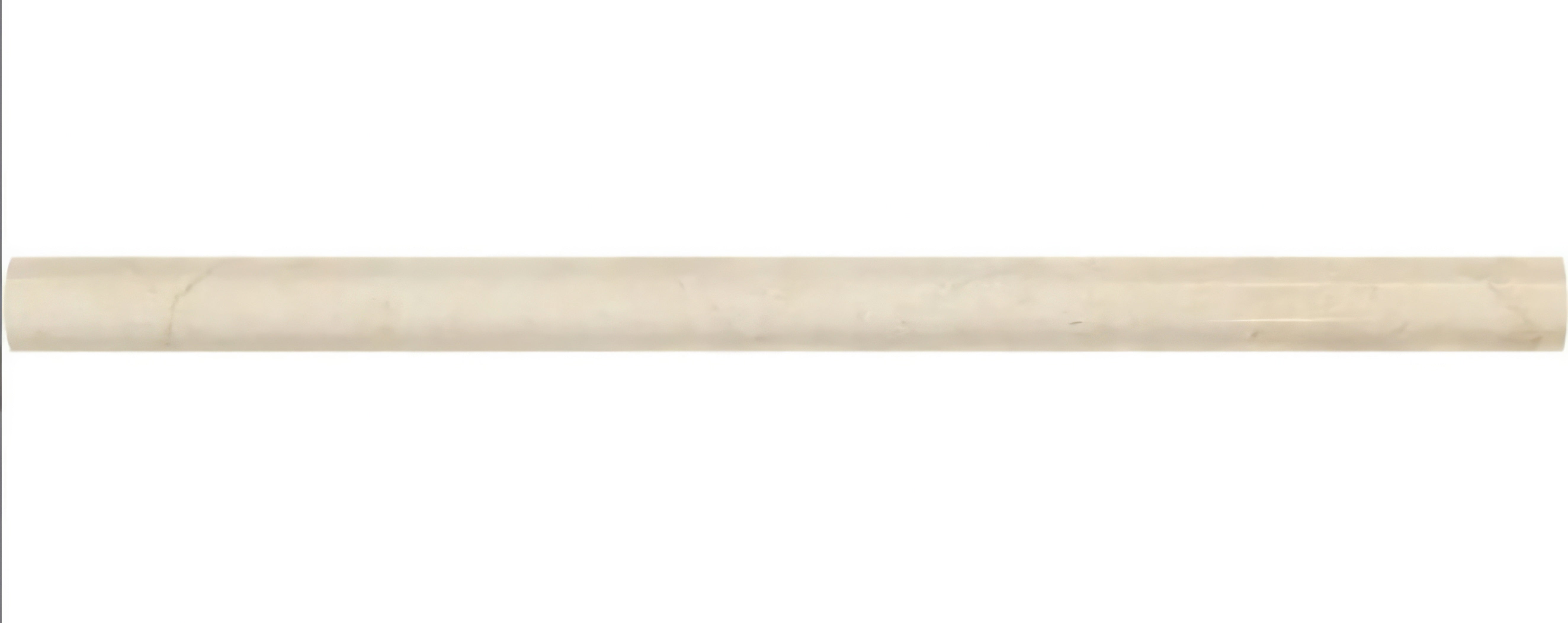 Crema Marfil Beige Honed Marble Pencil Liner Wall & Floor Tile Trim