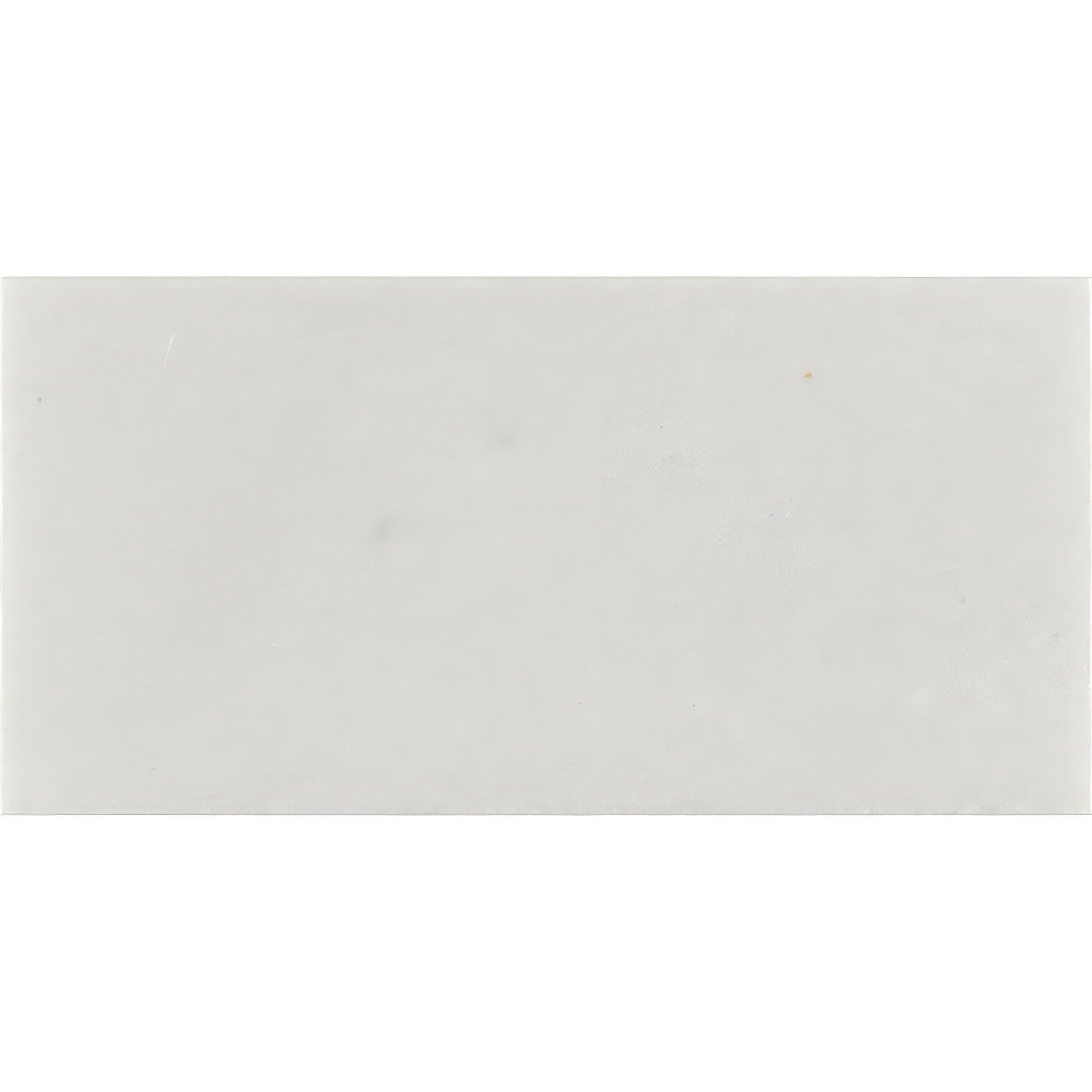 Thasos 3x6 Polished White Marble Tile For Walls & Floors-Sample