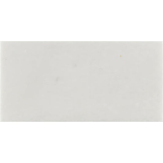 Thasos 3x6 Polished White Marble Tile For Walls & Floors-Sample