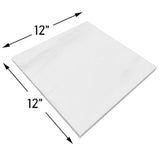 Bianco Dolomite 12x12 Polished White Marble Tile For Walls & Floors Beveled